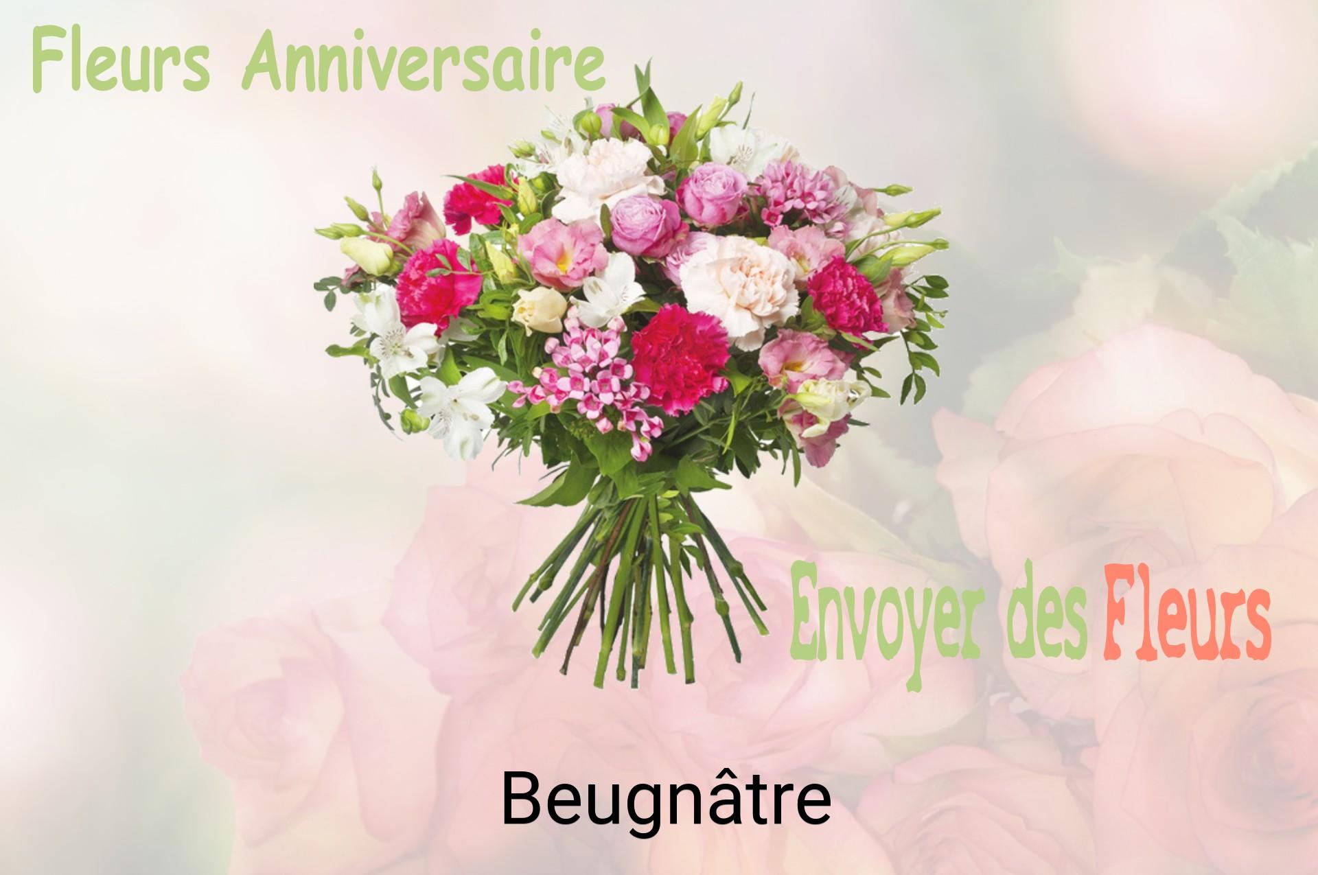 Bouquet de fleurs d’anniversaire livré à Beugnâtre